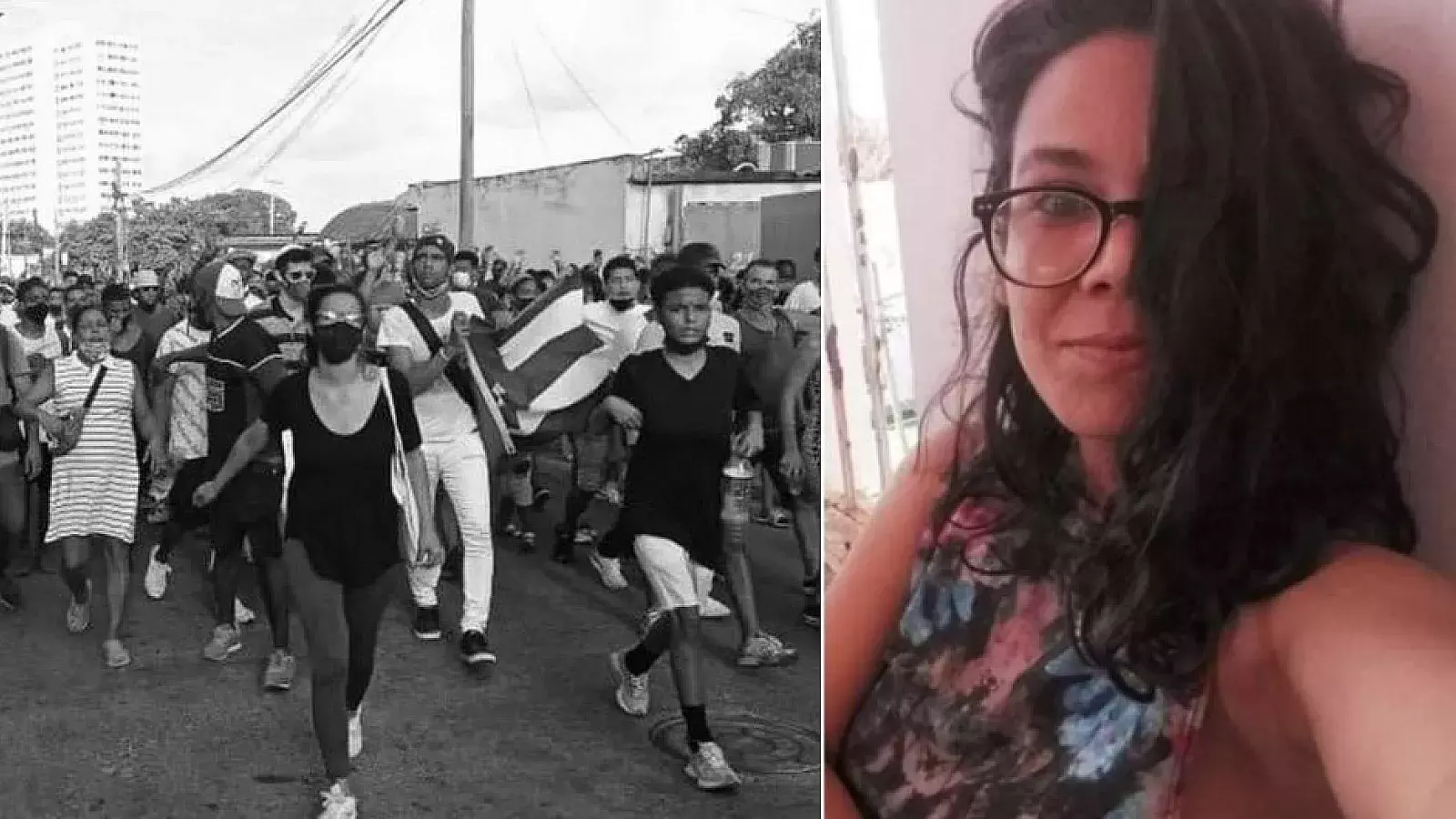 Camila Rodríguez, activista exiliada y coordinadora de Justicia 11J