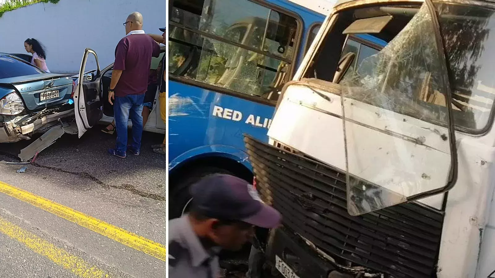 4 accidentes en un día en Cuba