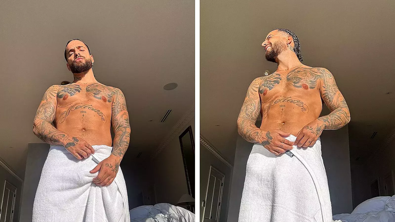 Maluma revienta las redes: ¡Nada de ropa!