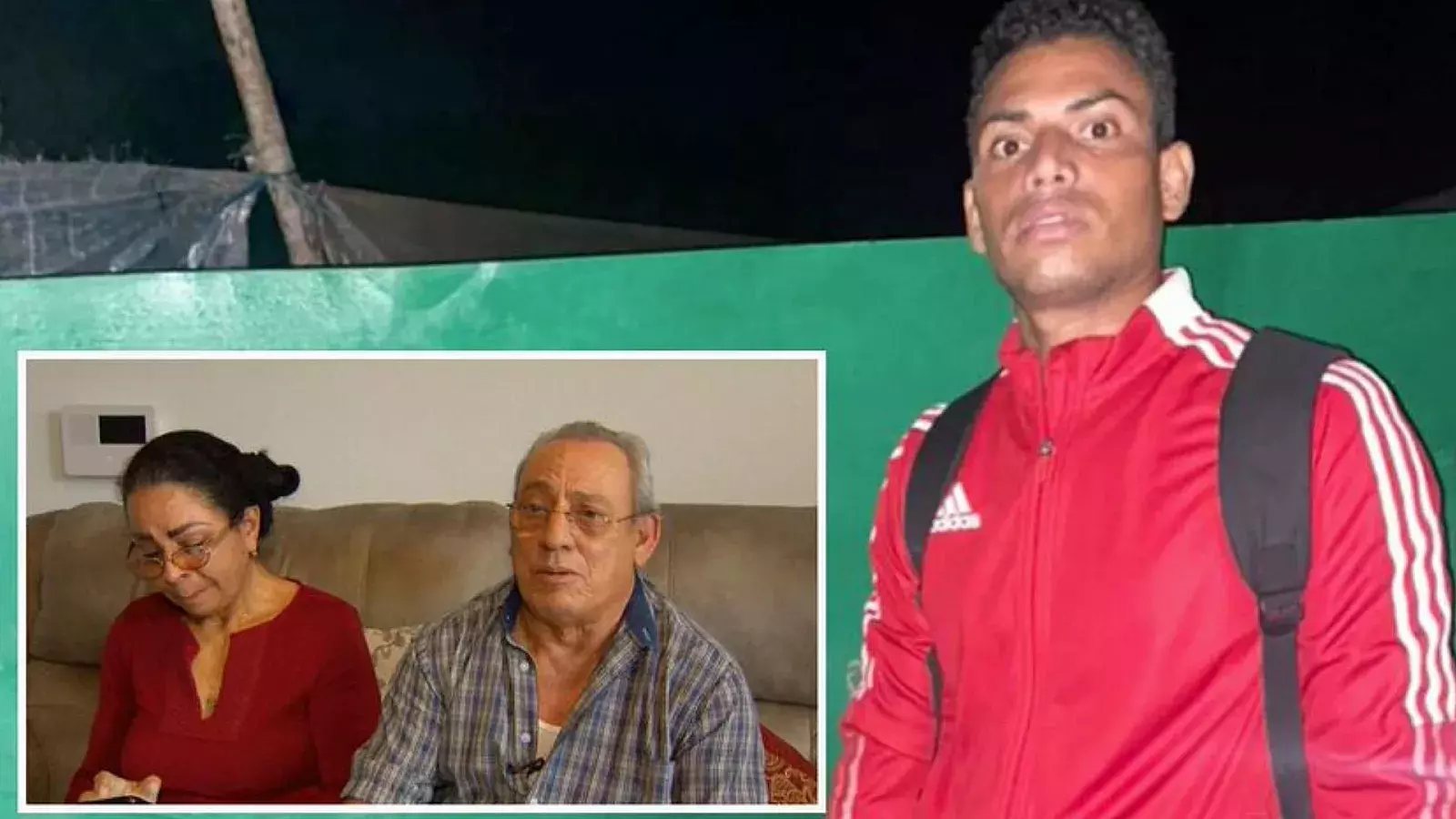 Gabriel Chávez y su familia