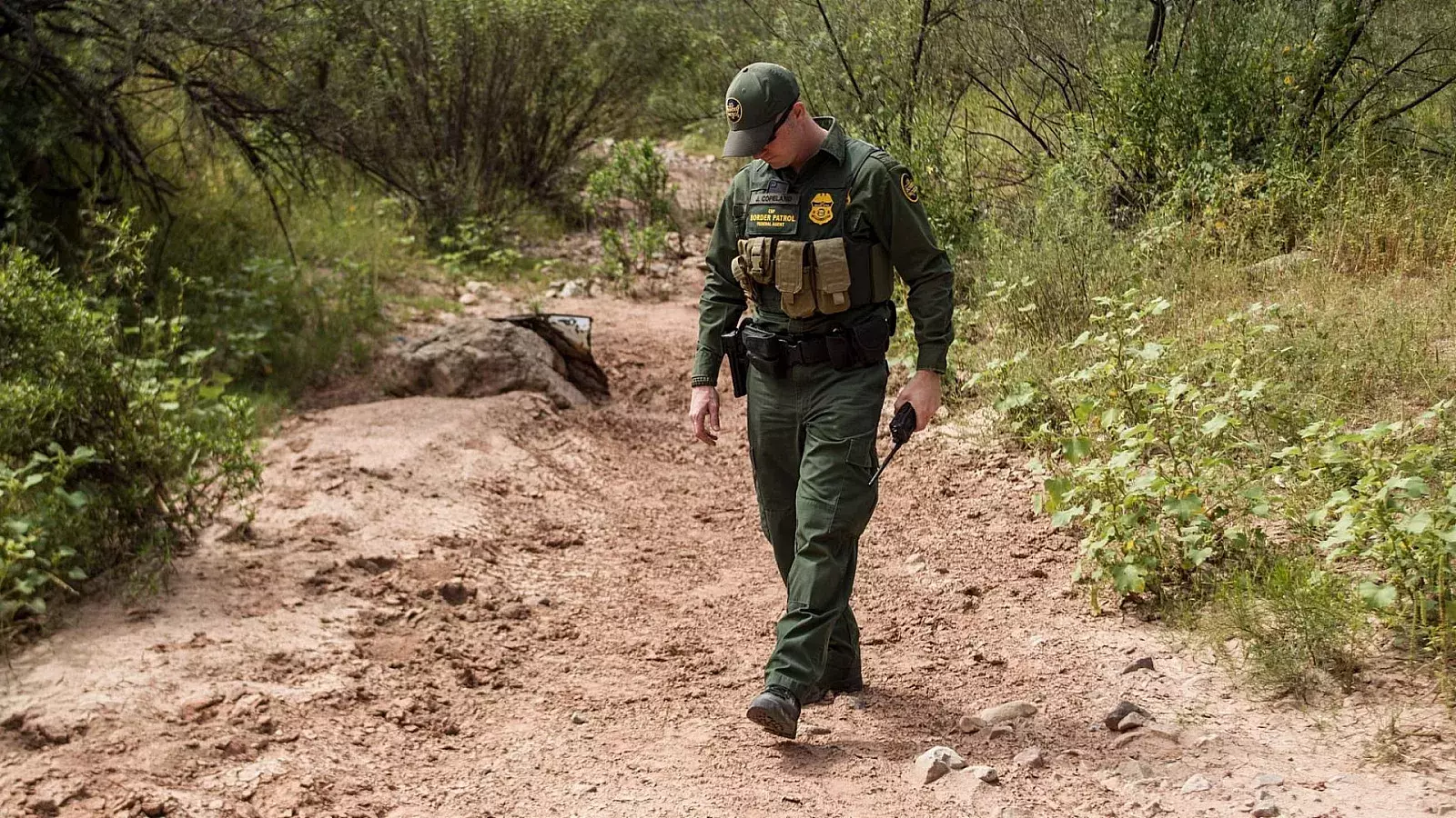 Agente de la Patrulla Fronteriza en el Sector Del Río, Texas