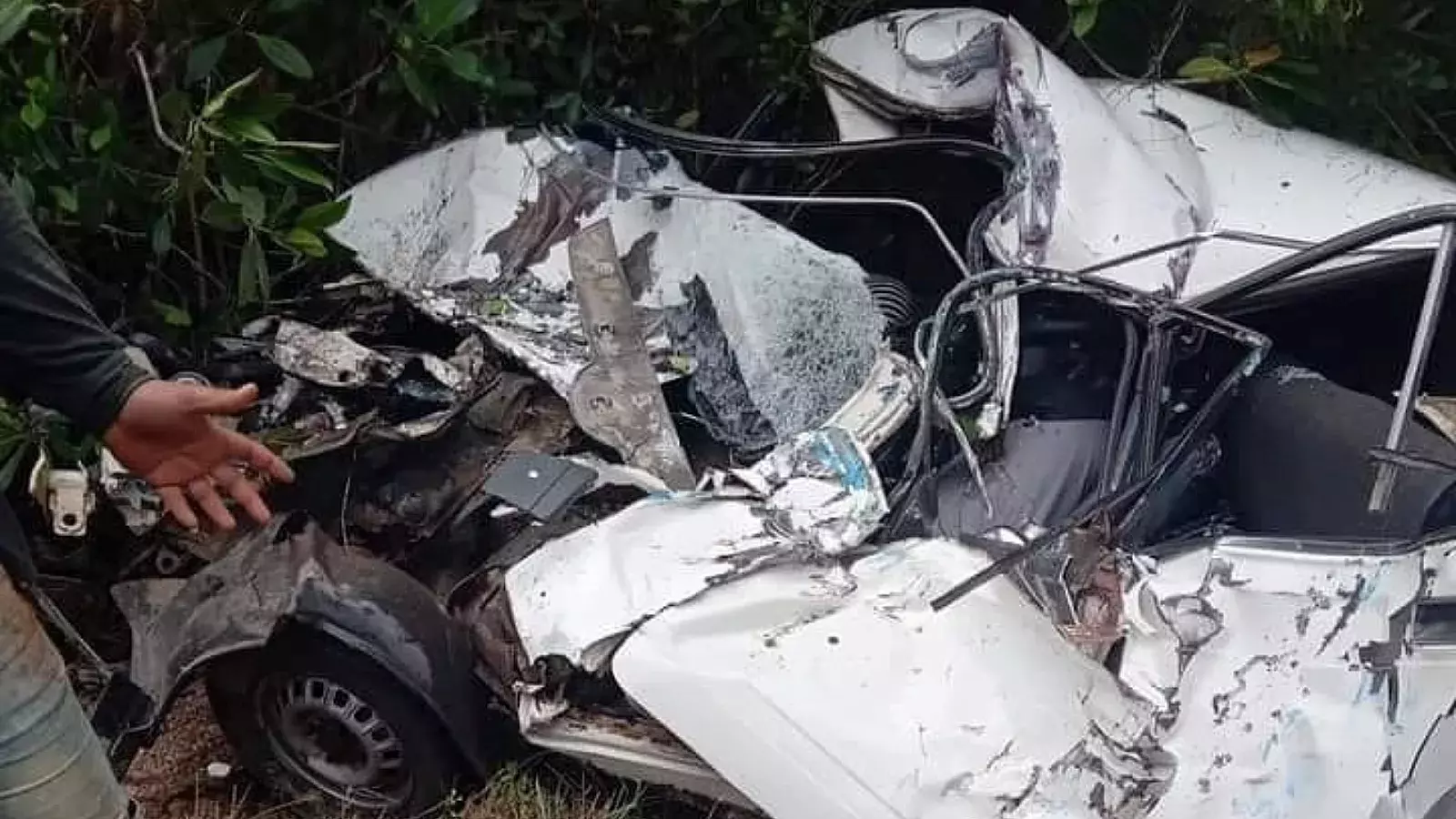 Imágenes de accidente en Morón