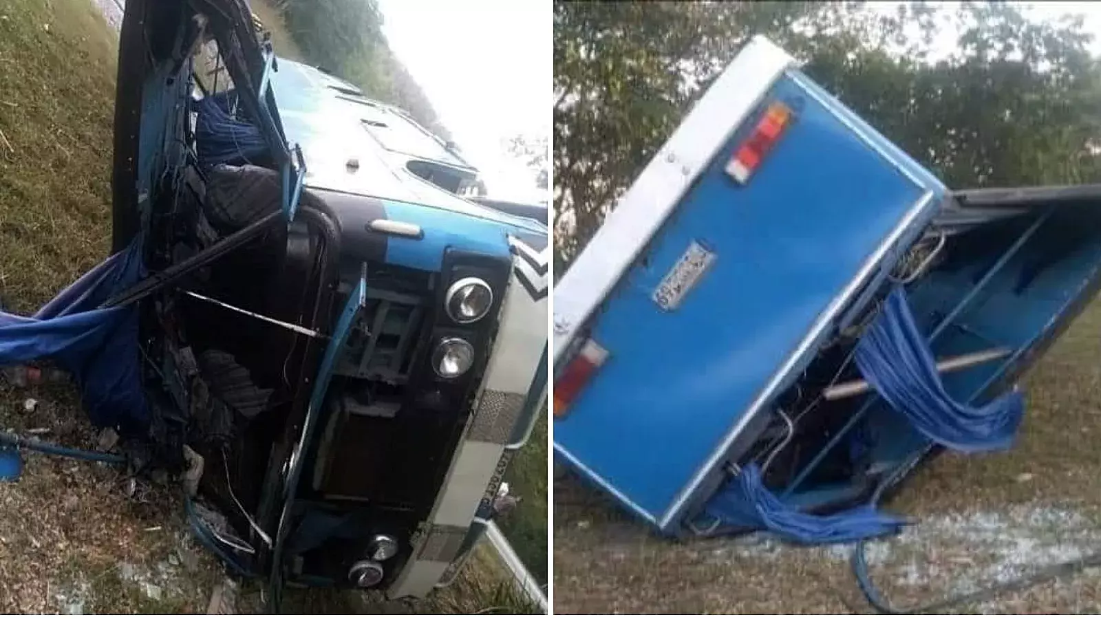 Accidente de guagua de atletas en Holguín