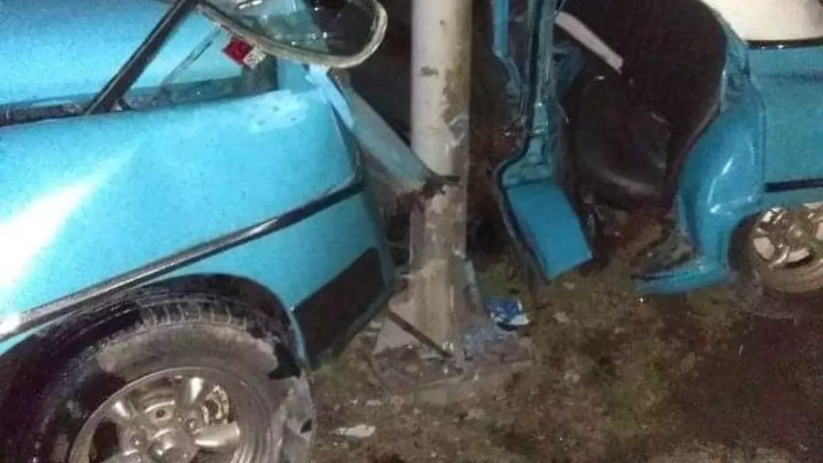 Imágenes del accidente en Vía Blanca