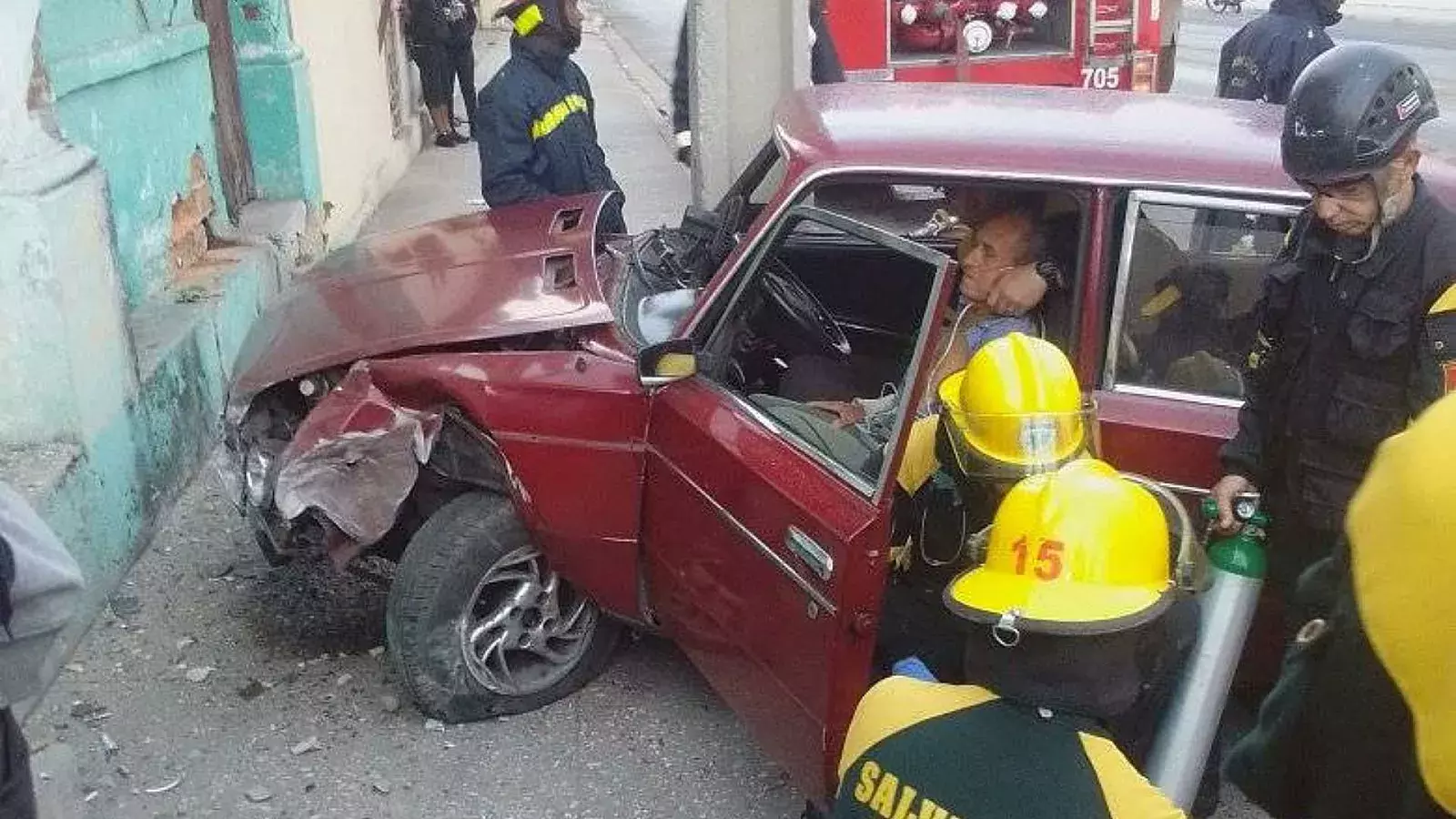 Reportan accidente en calles habaneras