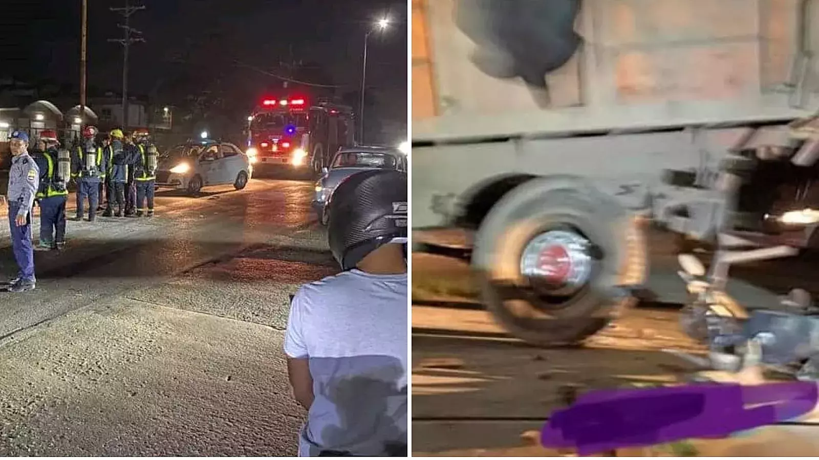 Accidente en Vía Blanca frente a Fábrica de Galletas deja dos fallecidos
