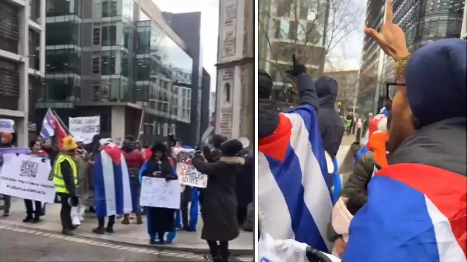 &quot;Nunca más. Juicio a la dictadura castrista&quot;: activistas cubanos exigen en Londres libertad para presos políticos