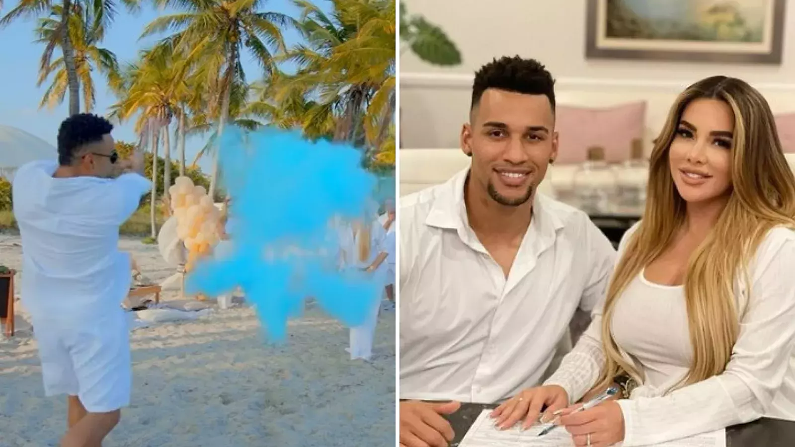 Náyer y Víctor Víctor revelan sexo de su bebé