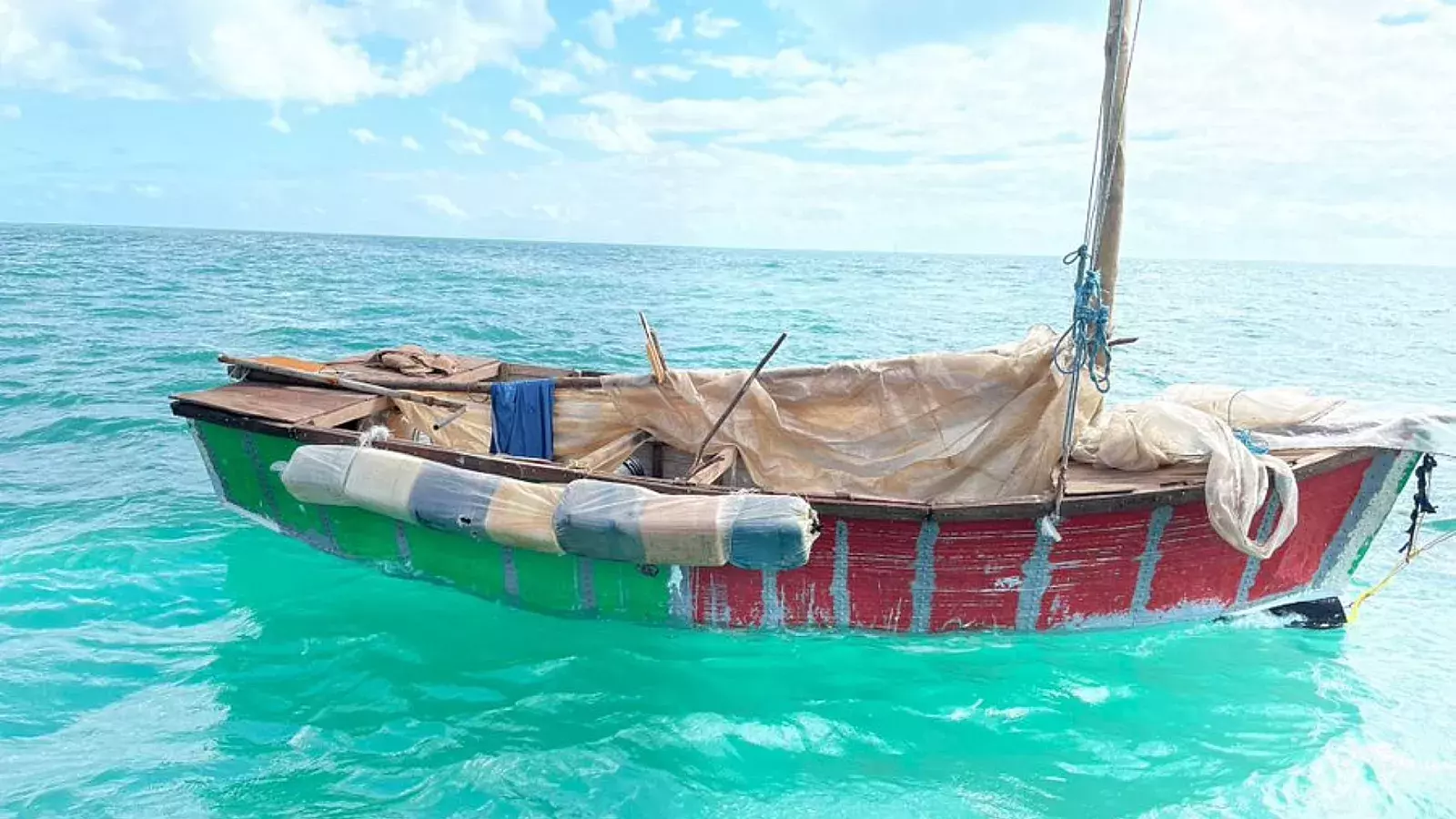 Velero de migrantes cubanos