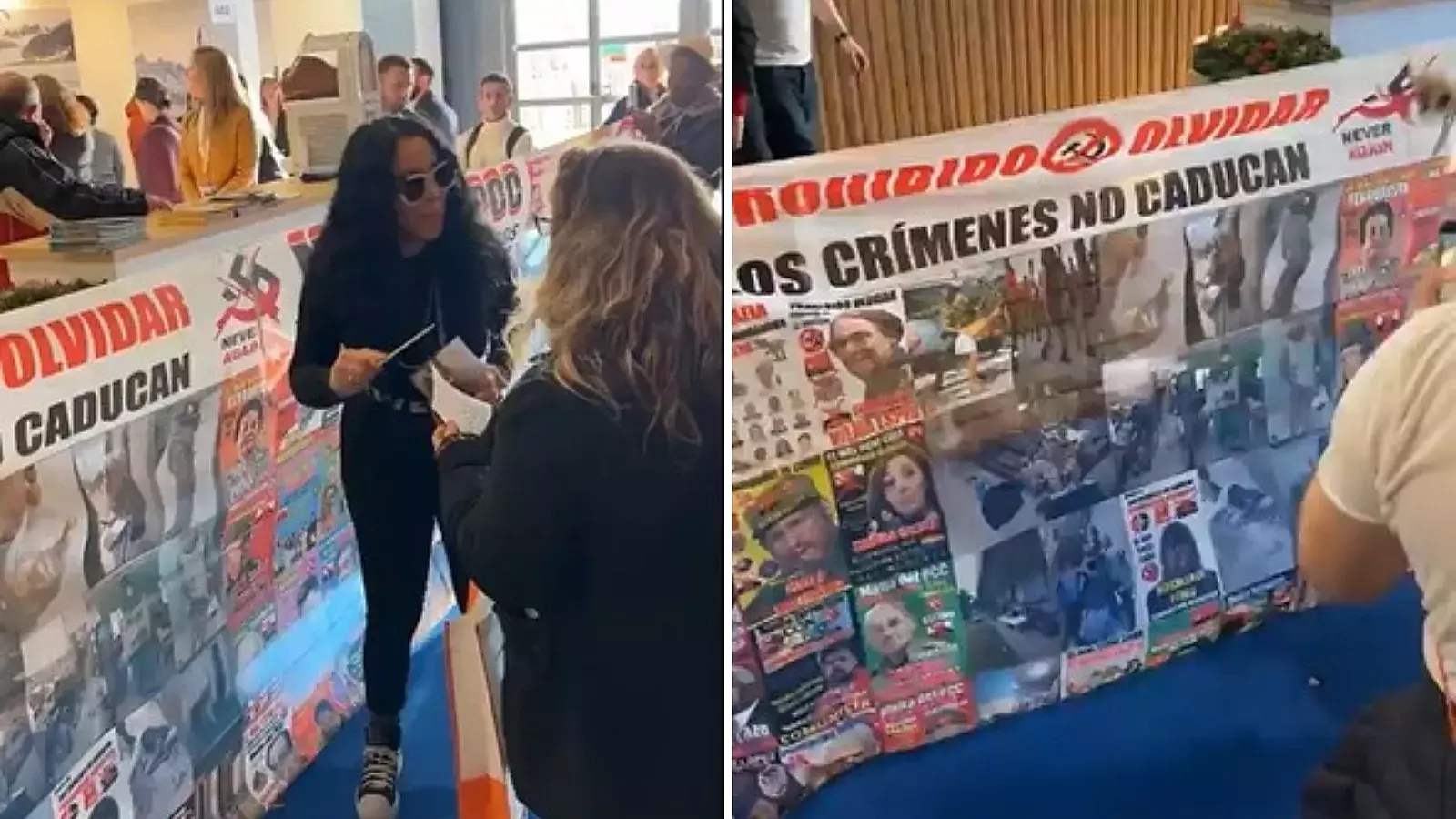 Activistas denuncian crímenes de la dictadura en Feria de Turismo