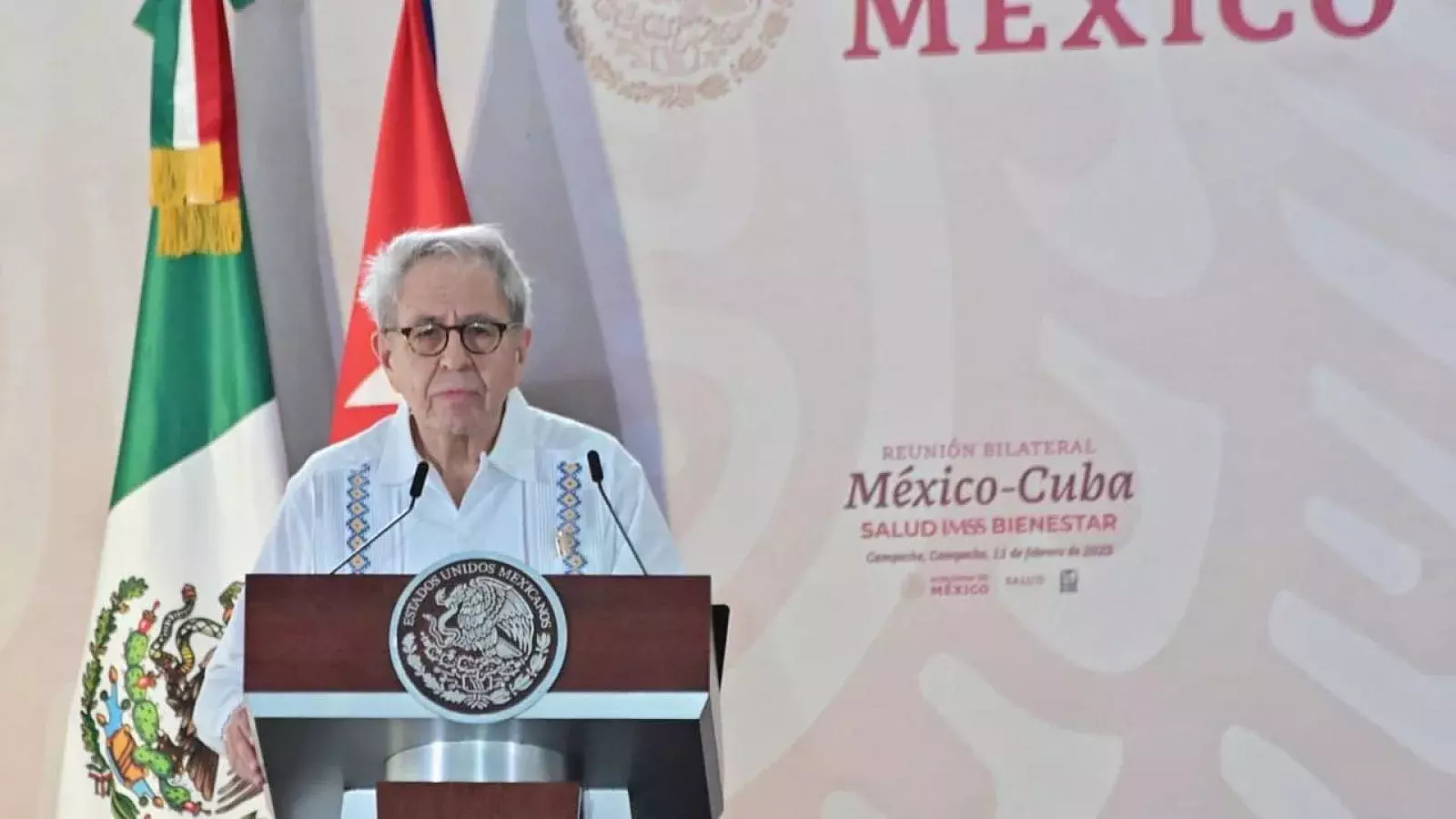 Secretario de Salud de ese país, Jorge Alcocer Varela