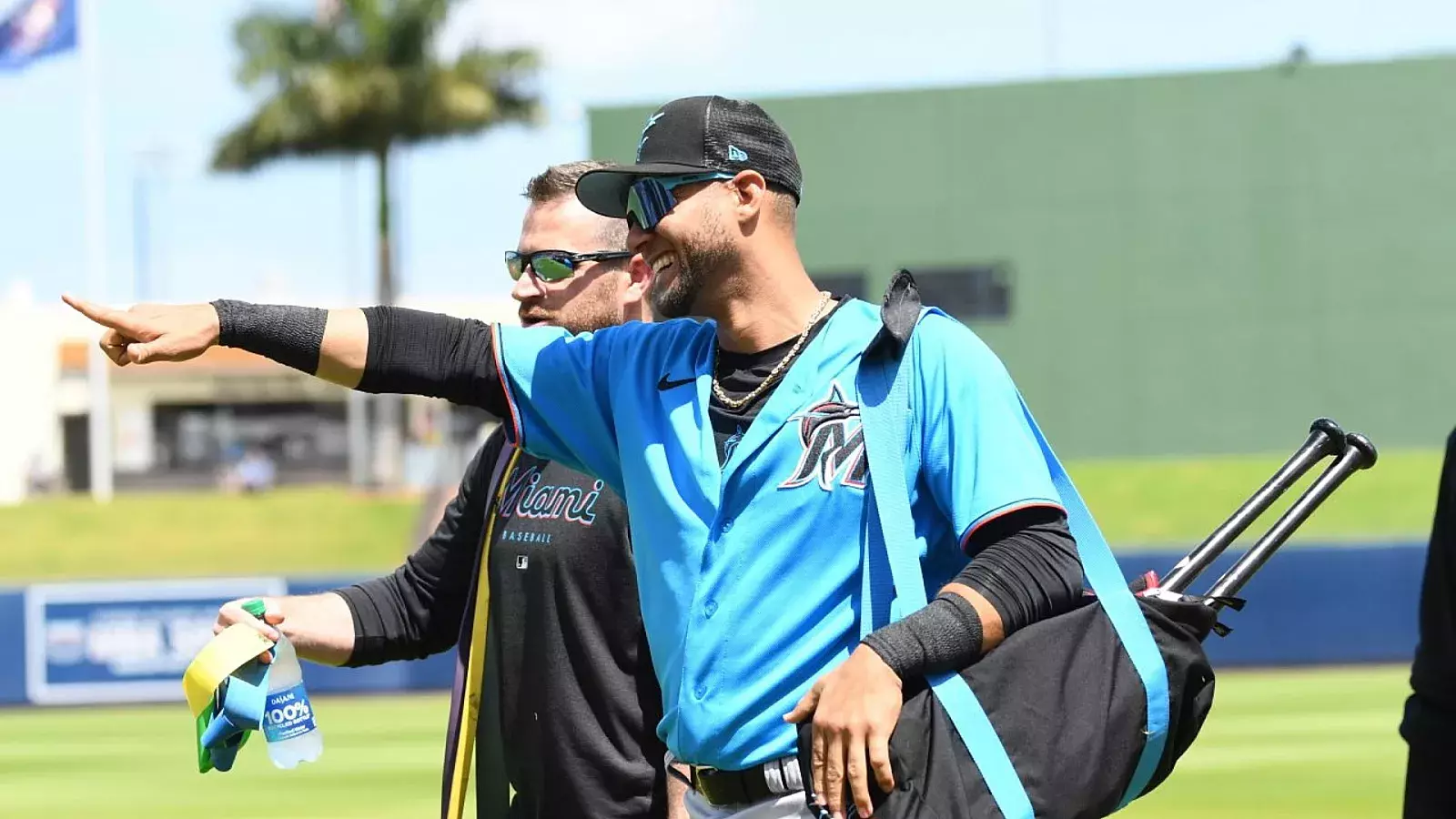 Yuli Gurriel con los Marlins de Miami