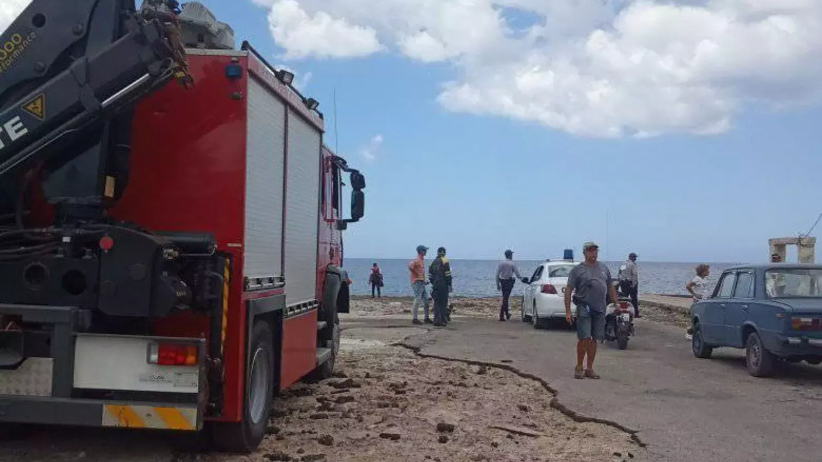 Búsqueda de buzo desaparecido en Playita de 16.