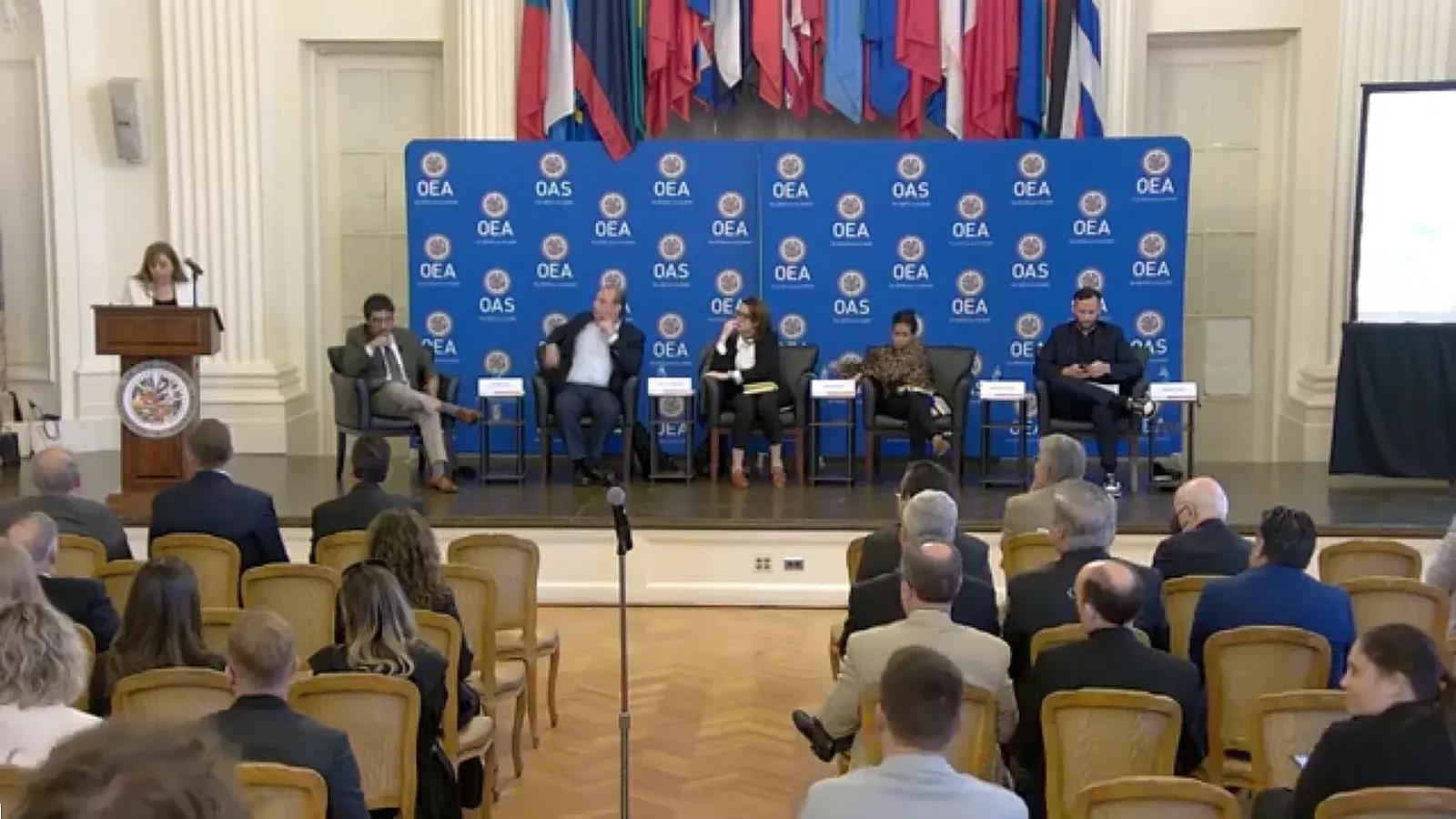 Panel sobre Cuba en OEA.