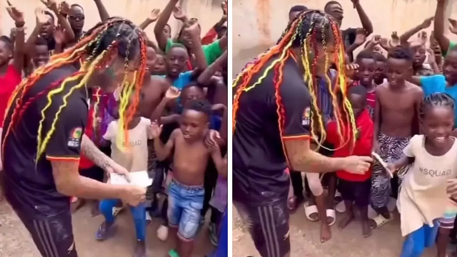 Tekashi 6ix9ine reaparece en orfanato africano tras grabar video de &quot;Wapae&quot;, otro tema con Lenier Mesa