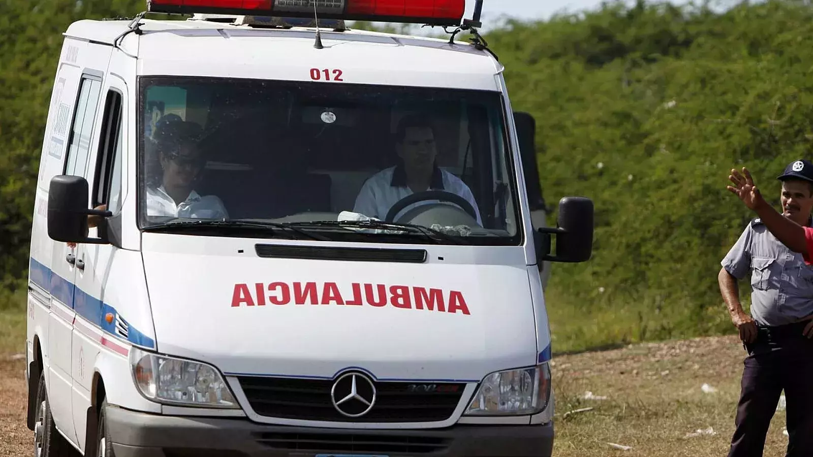 Imagen referencial de una ambulancia en Cuba