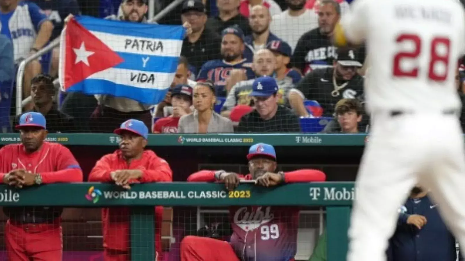 Equipo Cuba de béisbol en Miami durante V Clásico