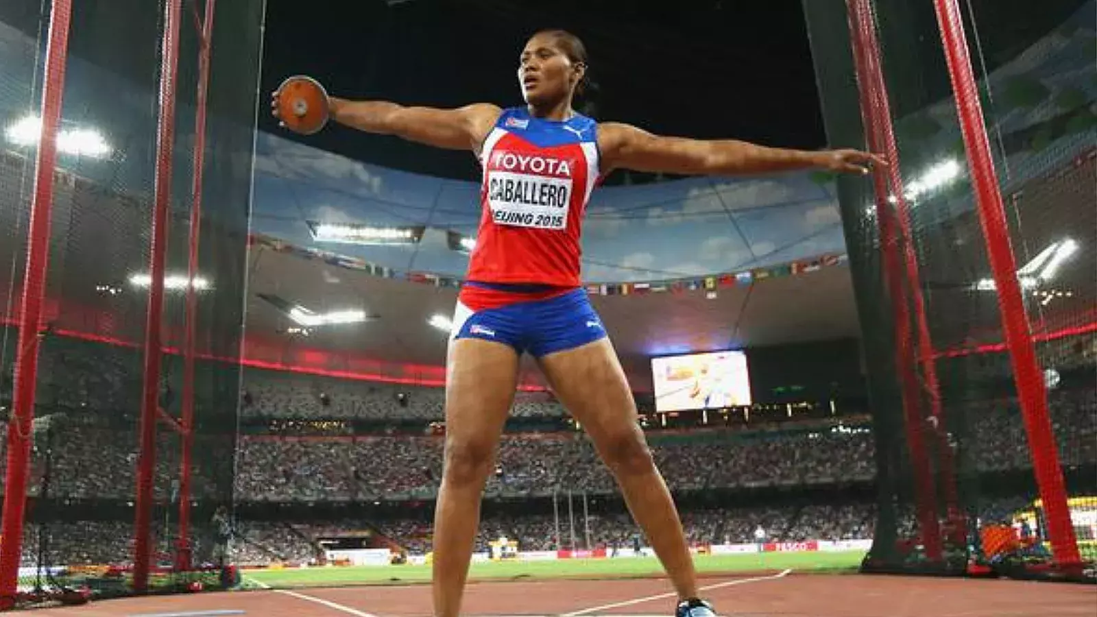 Denia Caballero, discóbola cubana
