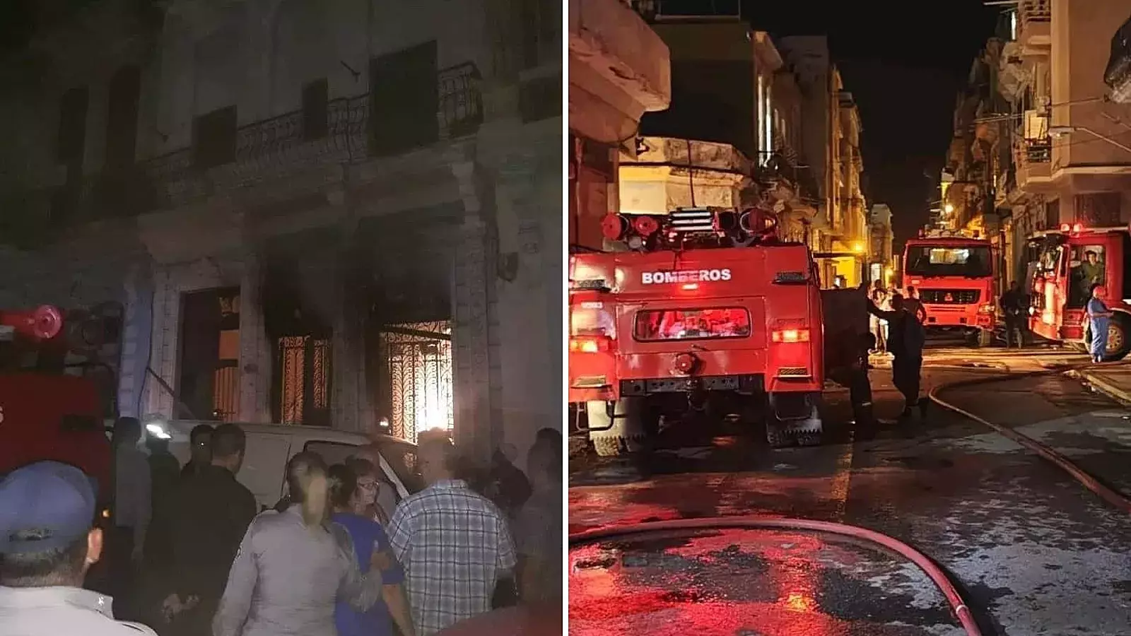 Imágenes del incendio en Centro Habana