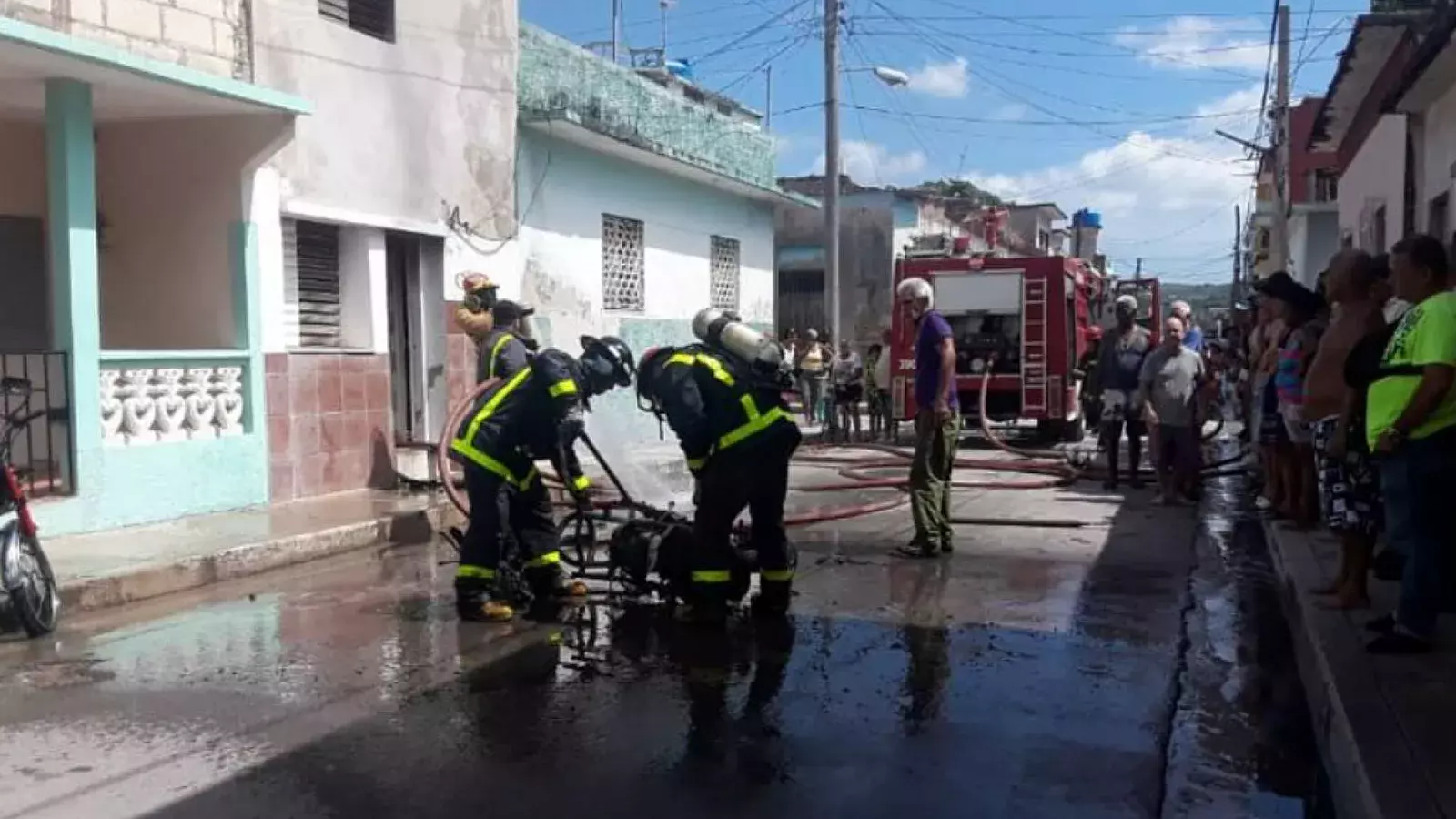 Incendio controlado en Matanzas