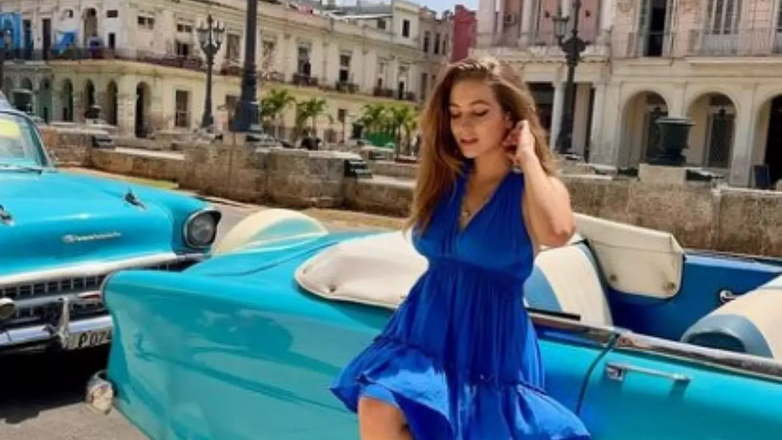 Carlota Boza, influencer y actriz española en Cuba