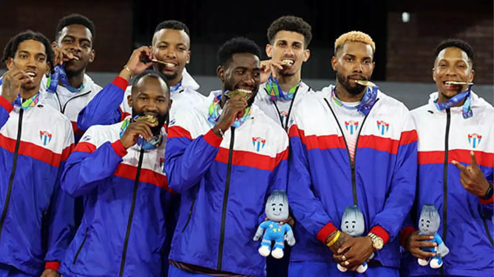 Equipo cubano de Voleibol en San Salvador 2023