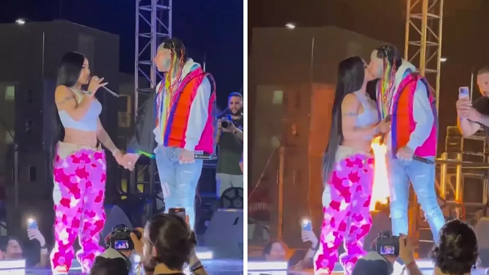 Yailin La Más Viral y Tekashi 6ix9ine declaran su amor y se “comen” a besos en Cuba