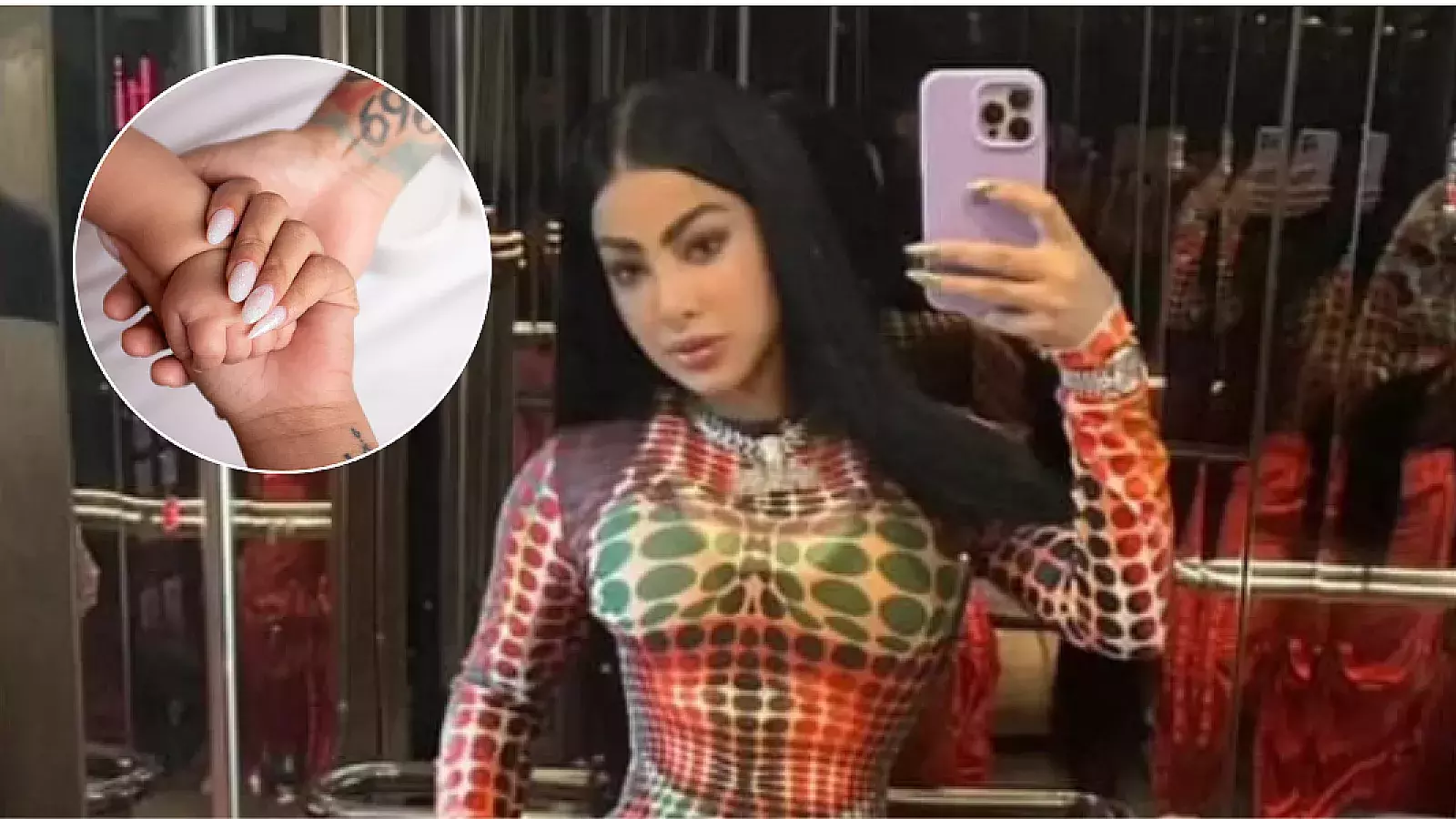 Yailin postea su primera foto familiar con Cattleya y Tekashi 6ix9ine