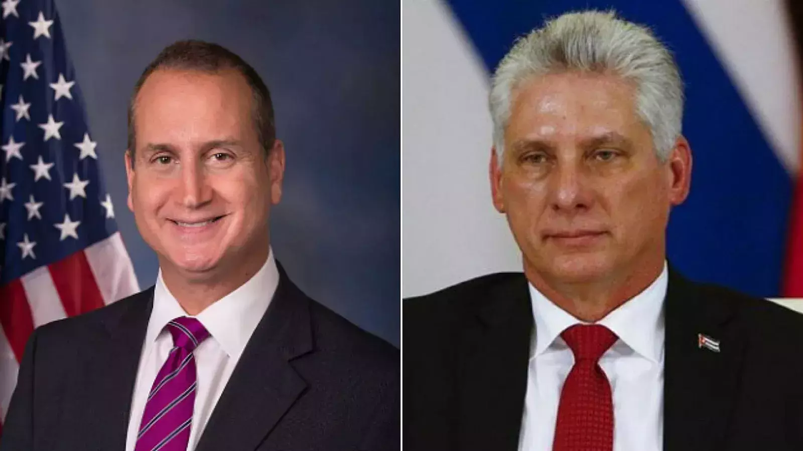 Mario Díaz-Balart y Miguel Díaz-Canel