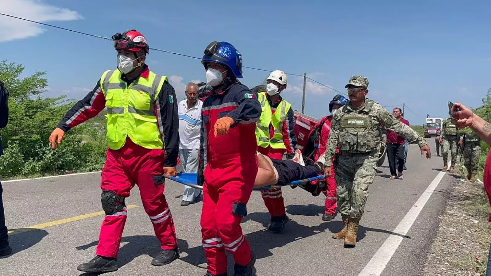 Accidente de cubanos en Oaxaca