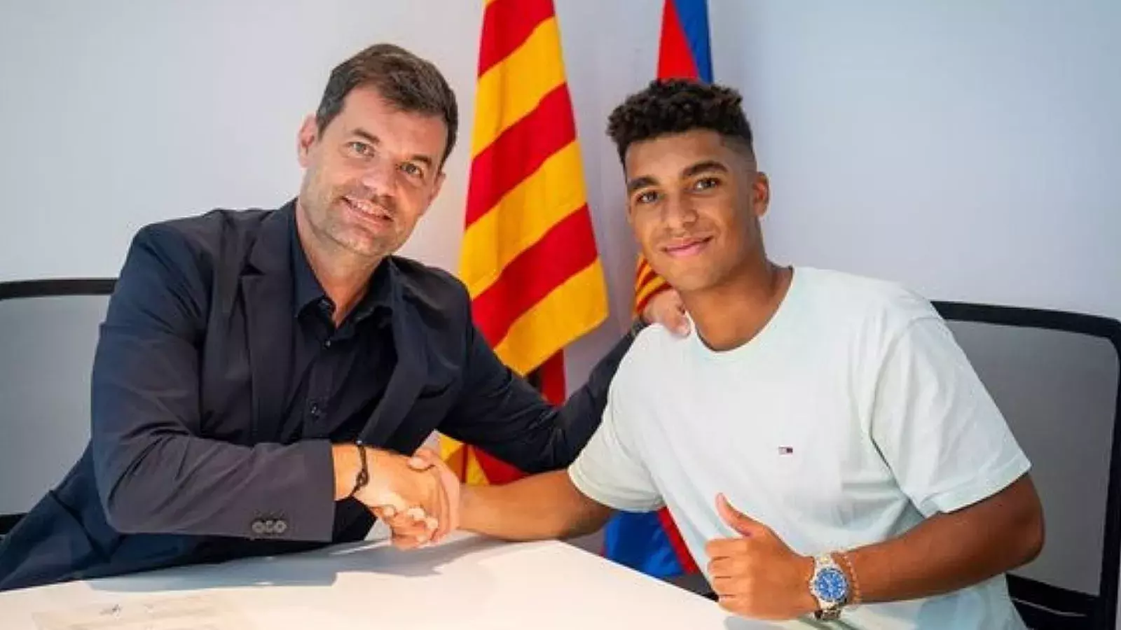 Edu Sánchez, jugador de origen cubano del FC Barcelona
