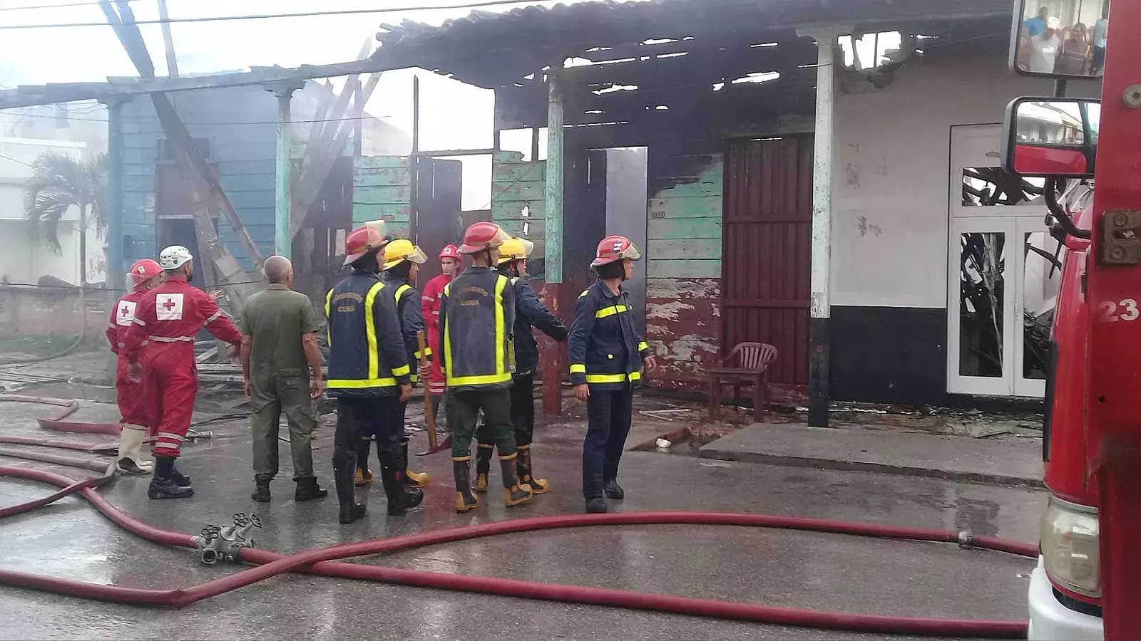 Incendio en Caibarién