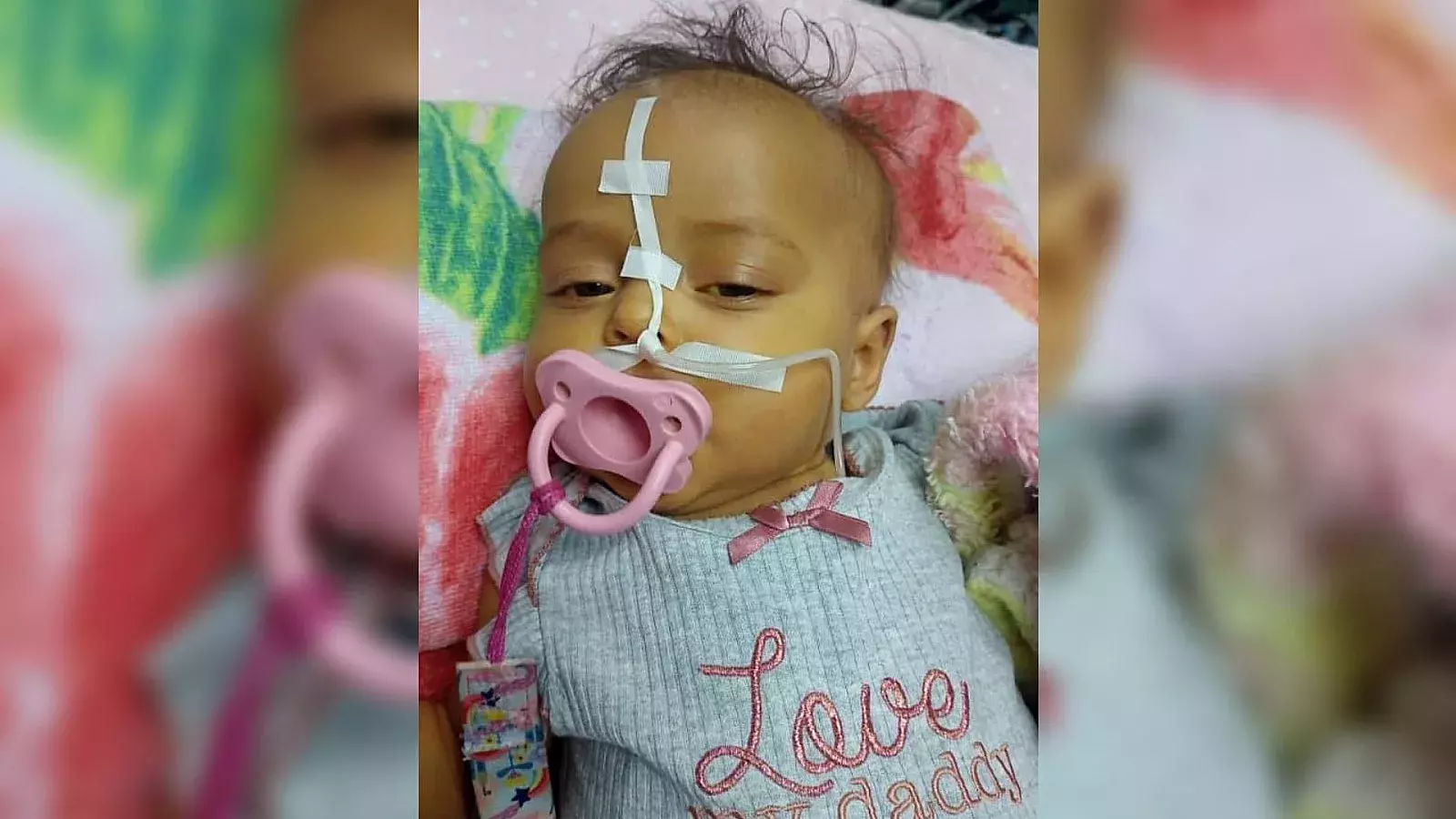 Piden ayuda para bebé de siete meses enferma en la isla