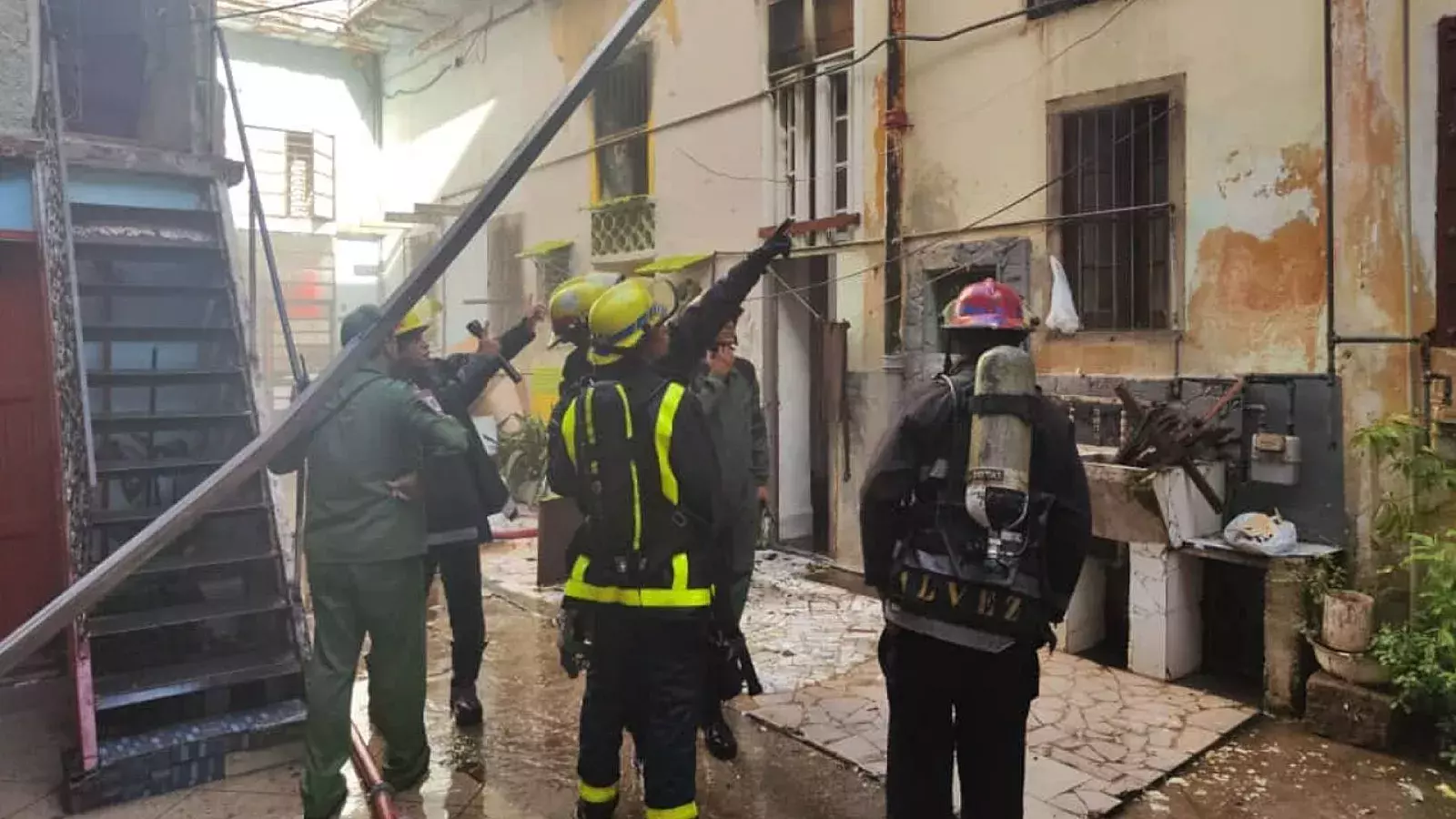 Incendio en Los Sitios