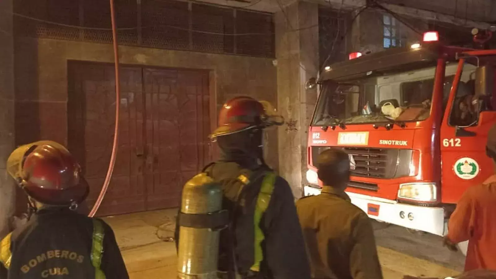Incendio en Habana Vieja