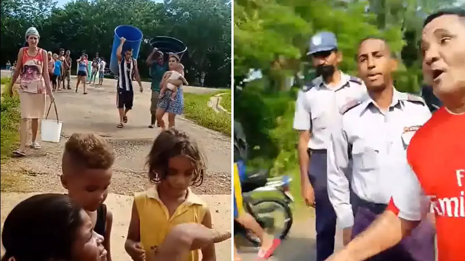 Cubanos protestan en Maisí, Guantánamo, por falta de agua