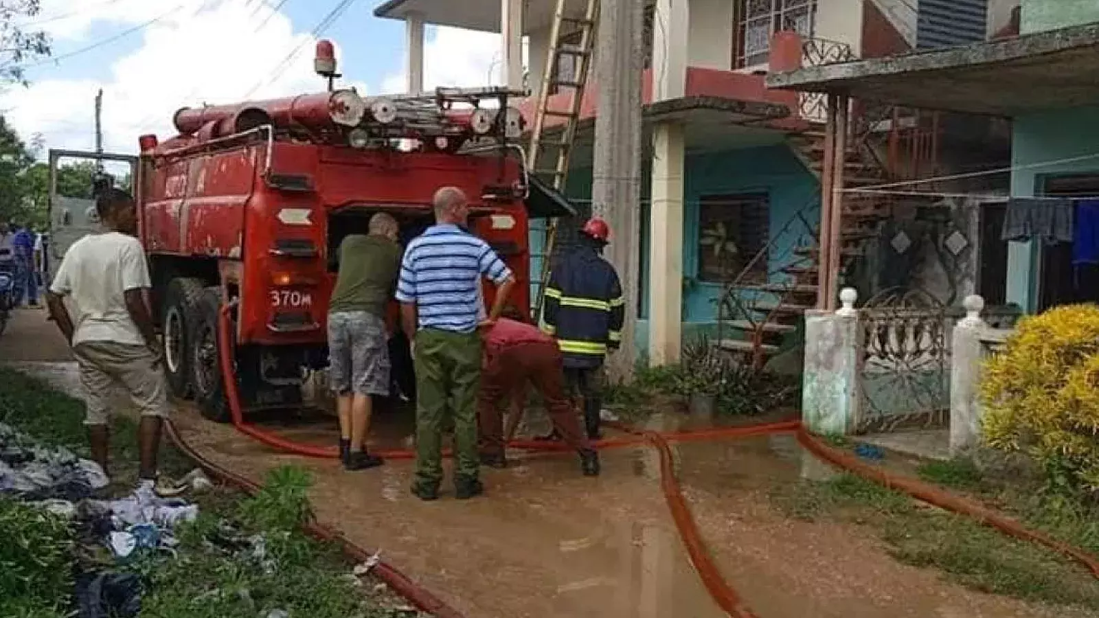 Explosion en casa
