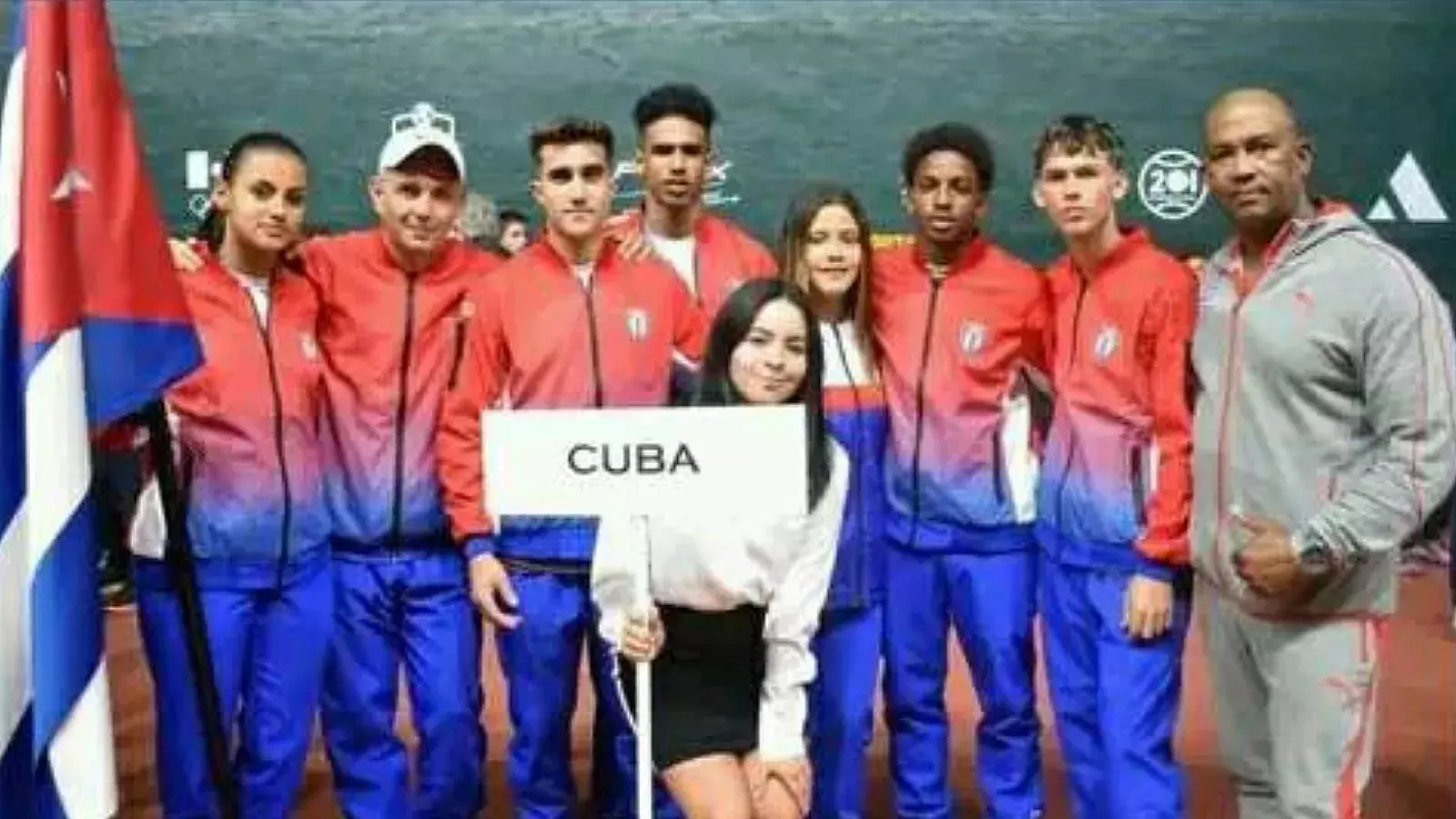 Atletas cubanos de pelota vasca