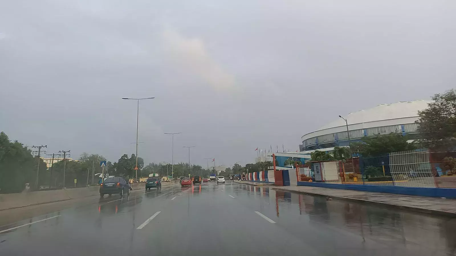 Lluvias fuertes en La Habana