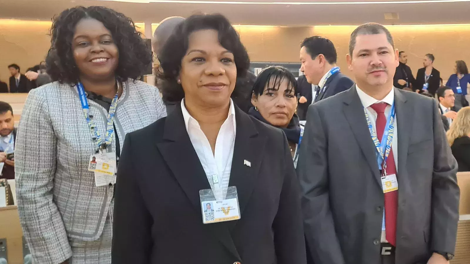 Viceprimera ministra del régimen Inés María Chapman