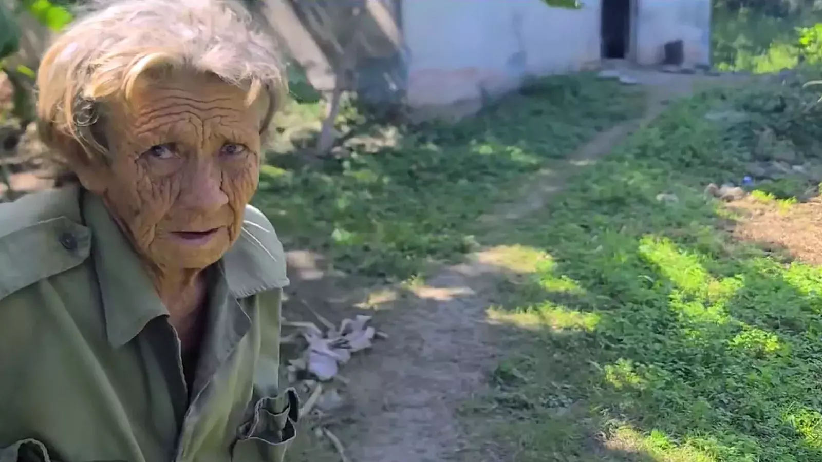 Anciana cubana en la pobreza en Holguín
