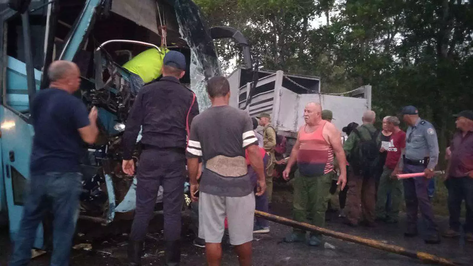 Accidente masivo en Manicaragua