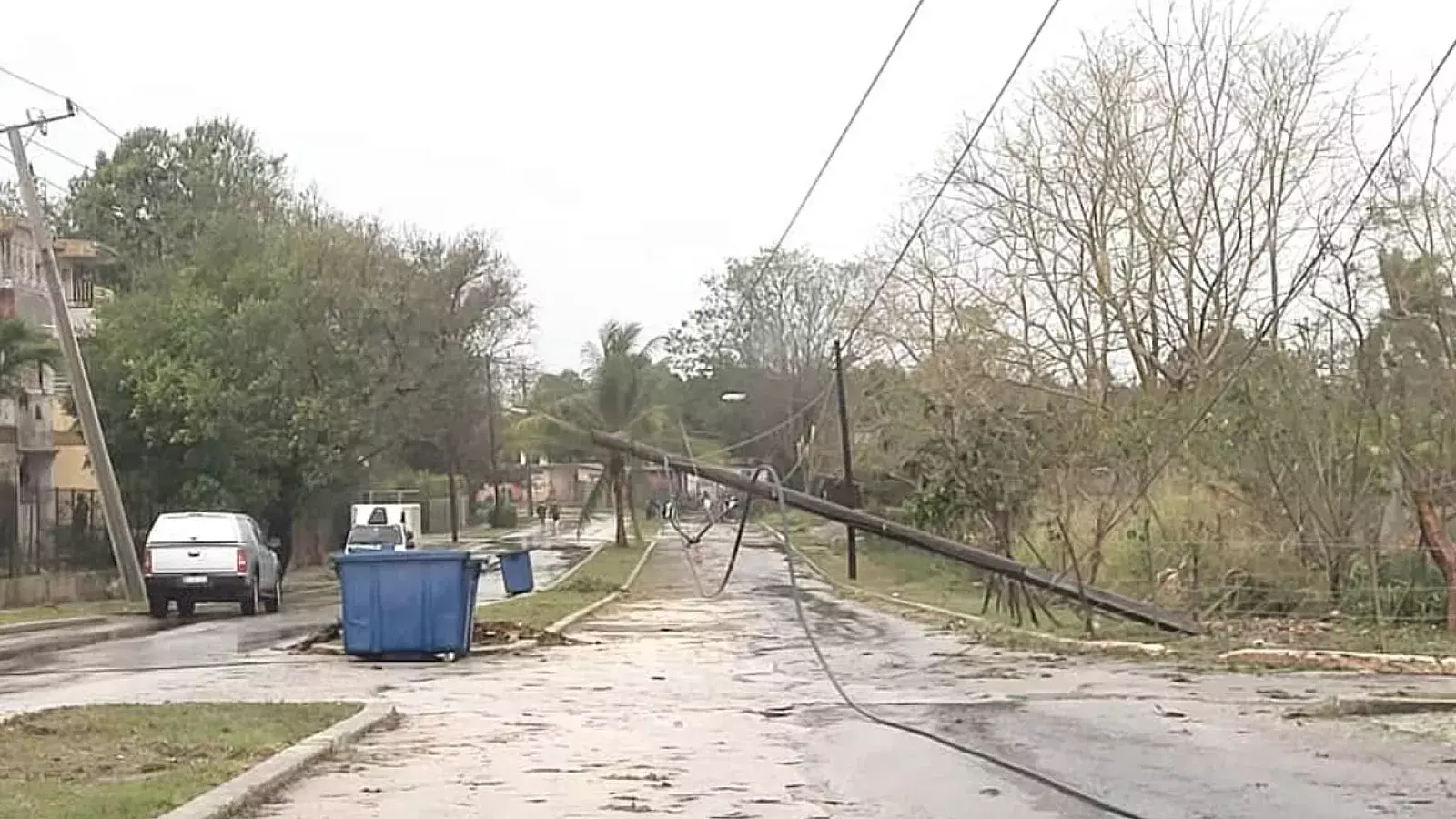 La tormenta causó estragos en La Habana