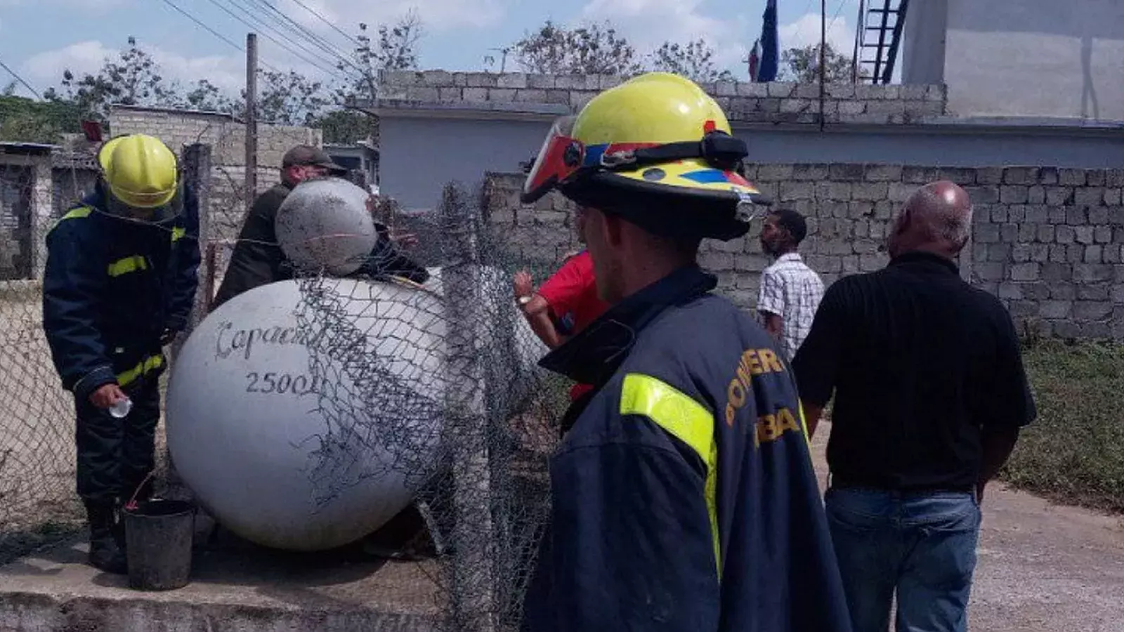 Escape de gas en escuela de Sancti Spíritus