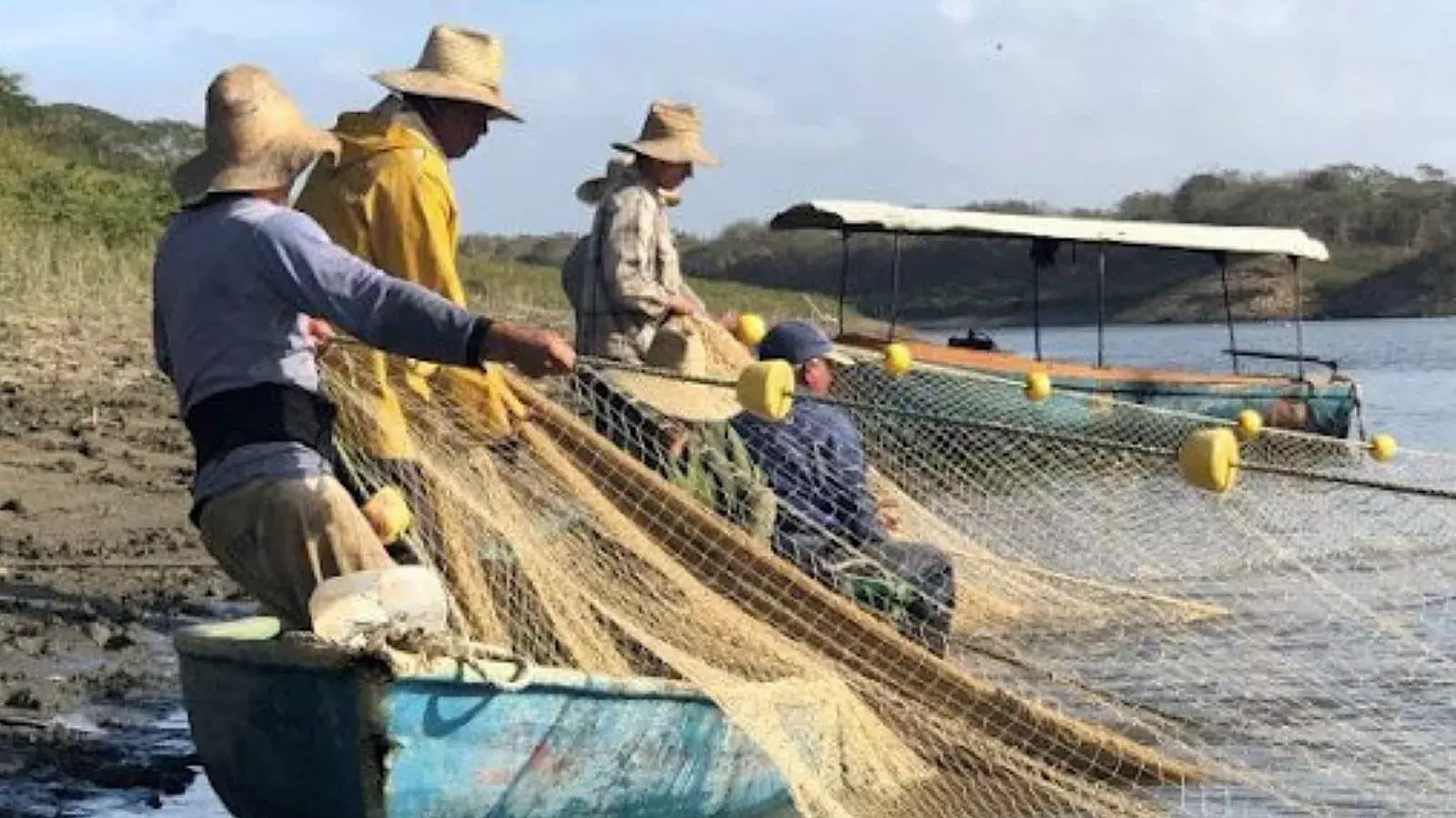 Pescadores en Cuba