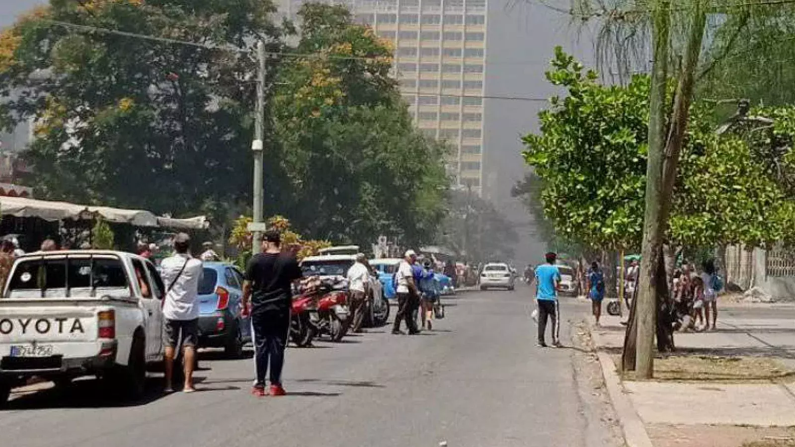 Incendioen el hotel Nacional