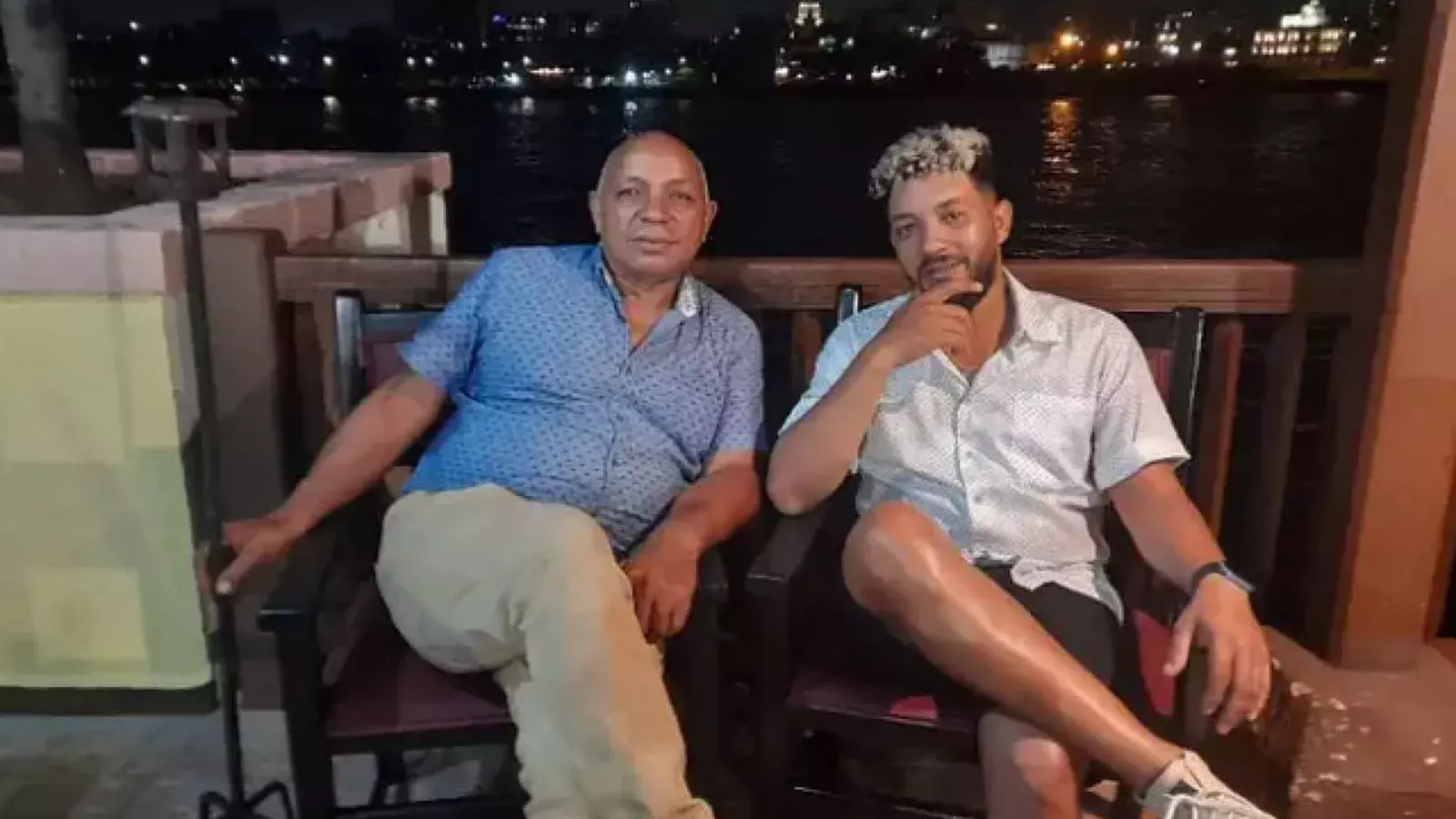 Arturo Aliaga Iglesias y su padre el funcionario Arturo Aliaga Céspedes