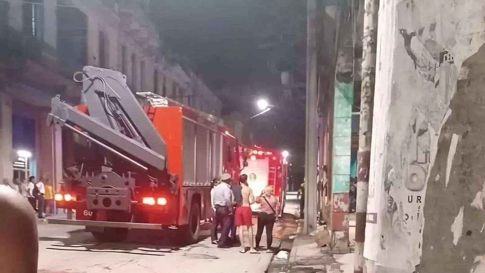 Derrumbe en Habana Vieja deja al menos una lesionada