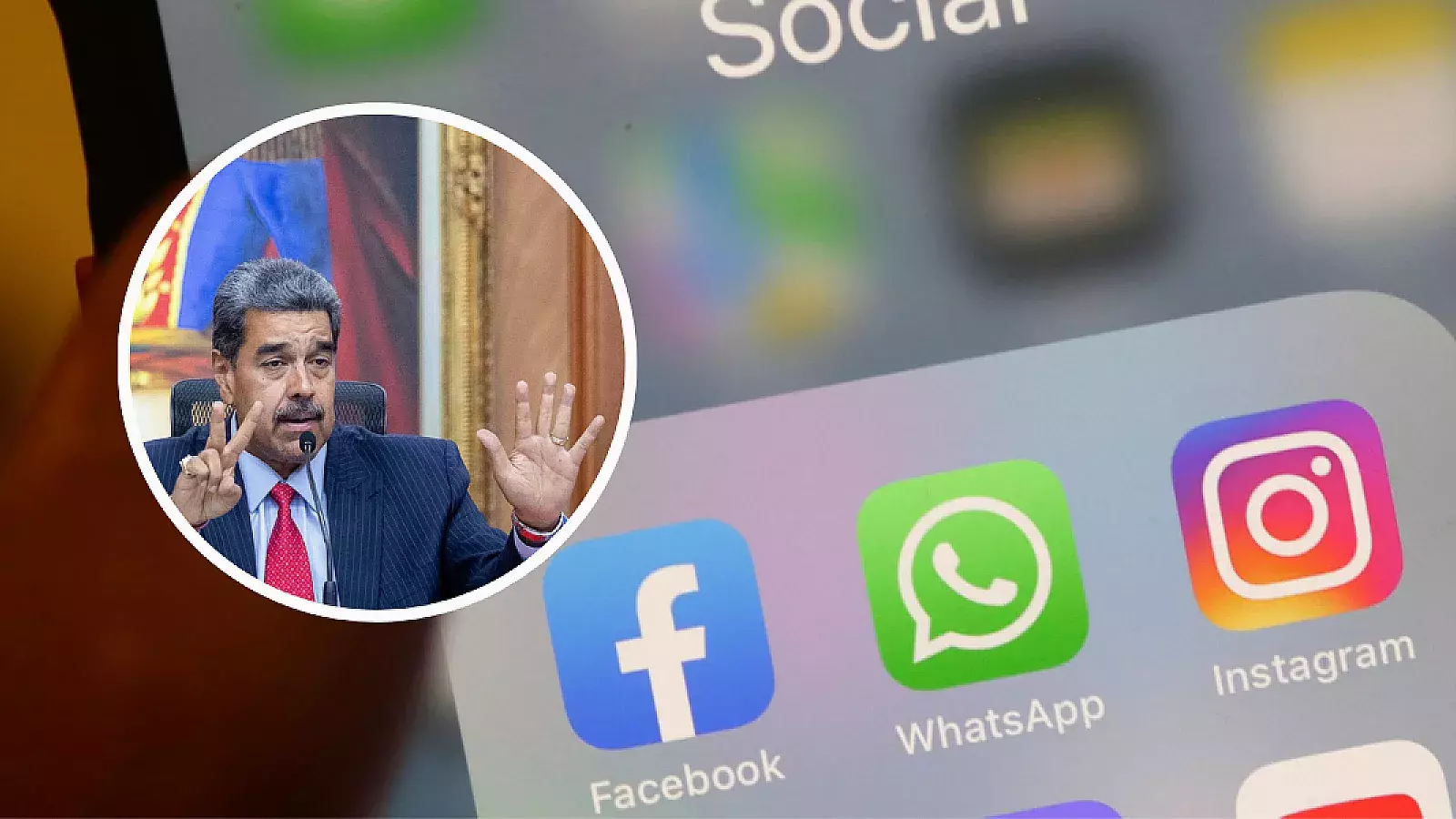 Maduro rompe relaciones con WhatsApp y pide a la población eliminarla