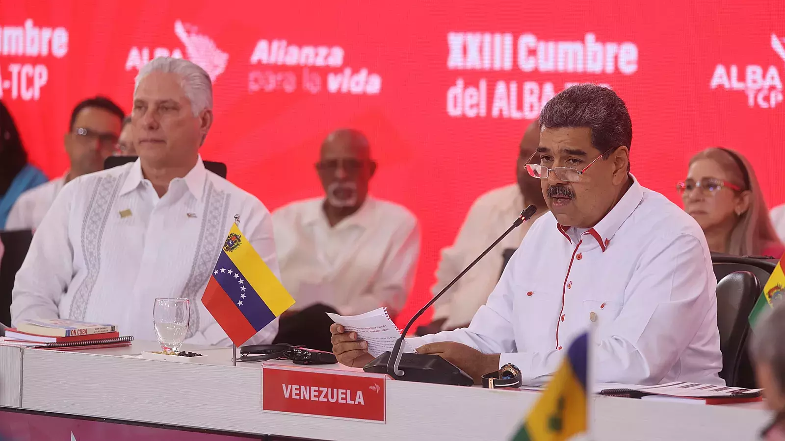 El dictador Miguel Díaz-Canel ha mostrado su apoyo a Maduro tras las elecciones fraudulentas (imagen de referencia)